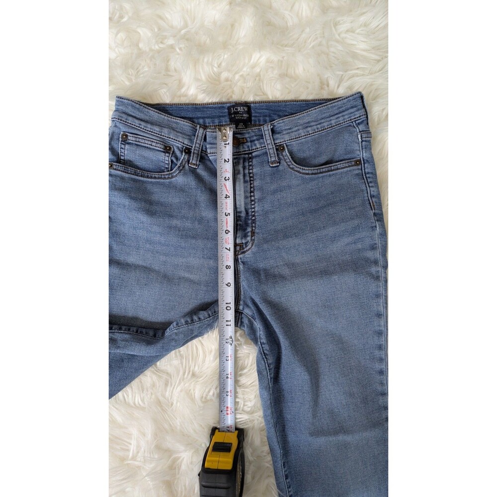 J. Crew 10” High Rise Skinny Women’s Size 29 Stretch Blue Jeans - Picture 5 of 10